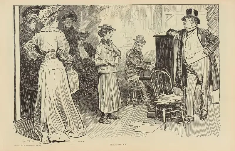 На сцене by Чарльз Дана Гибсон, 1900-1905 — digital art print download