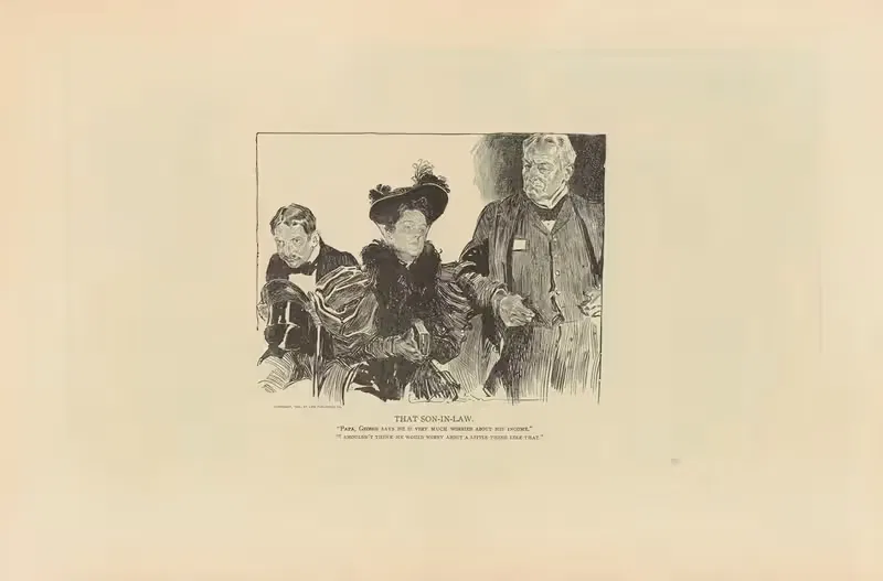 Этот зять by Чарльз Дана Гибсон, 1893-1900 — digital art print download