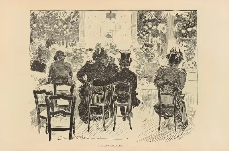Послы by Чарльз Дана Гибсон, 1893-1900 — digital art print download