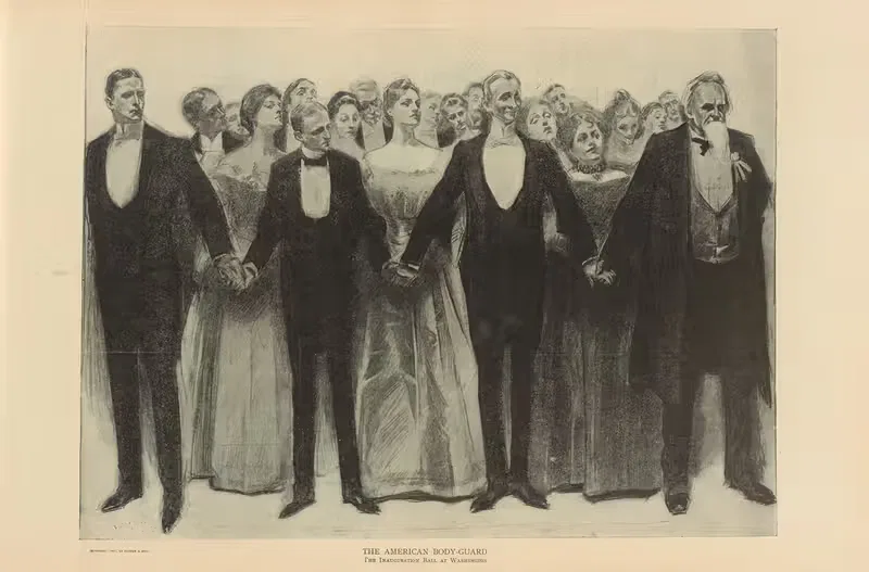 Американская охрана by Чарльз Дана Гибсон, 1893-1900 — digital art print download