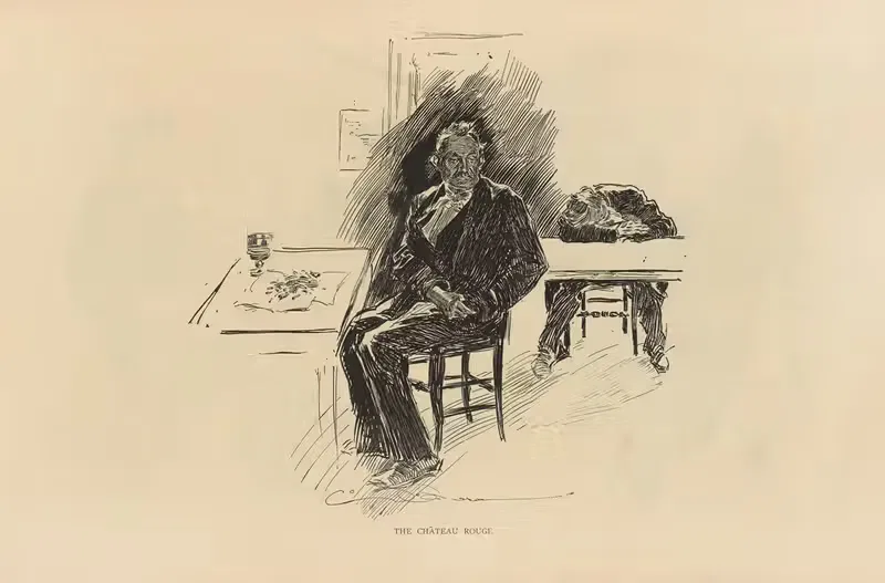 Красный замок by Чарльз Дана Гибсон, 1893-1900 — digital art print download