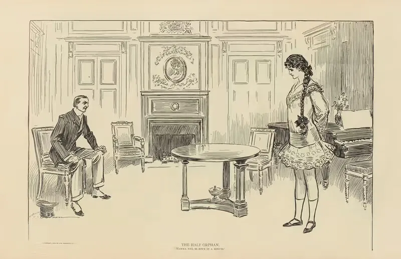 Полу-сирота by Чарльз Дана Гибсон, 1900-1905 — digital art print download