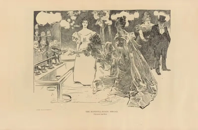The Hopewell-Bonds abroad — Charles Dana Gibson