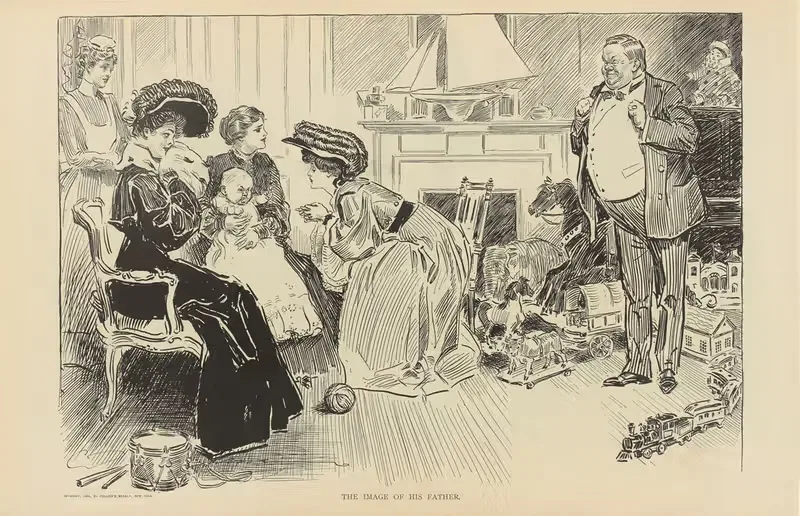 The image of his father — Charles Dana Gibson