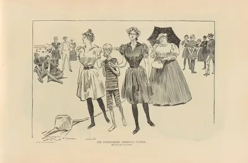 Переработанный американский отец by Чарльз Дана Гибсон, 1893-1900 — digital art print download