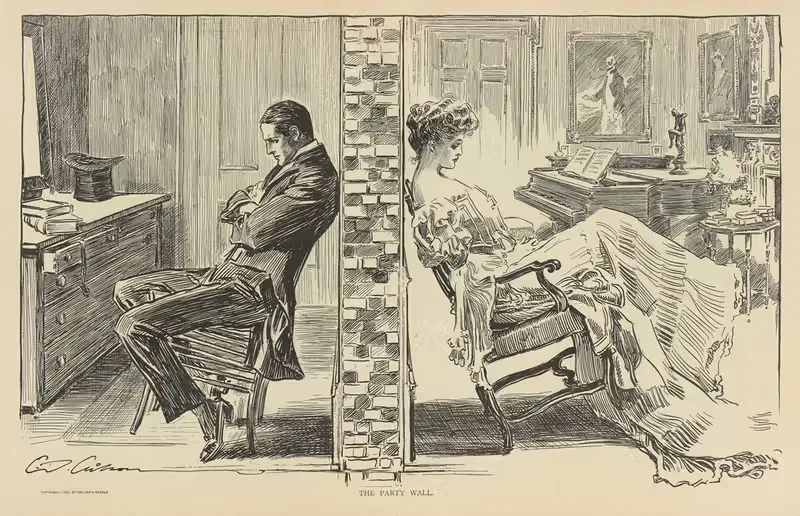 Сторона стены by Чарльз Дана Гибсон, 1900-1905 — digital art print download