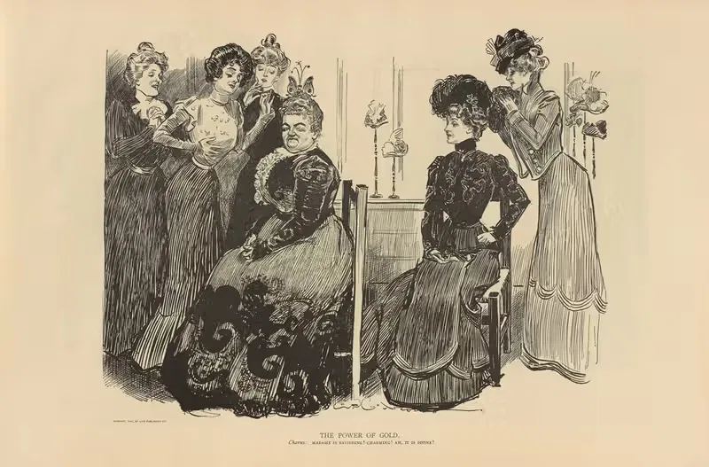 The power of gold — Charles Dana Gibson
