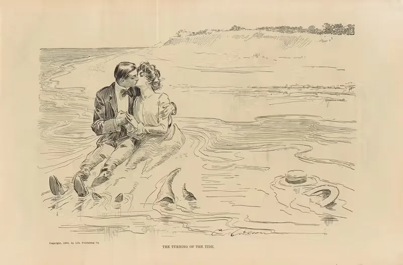 The turning of the tide — Charles Dana Gibson