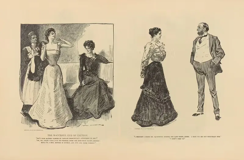 The watchful eye of caution — Charles Dana Gibson