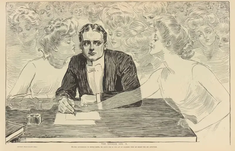 The weaker sex.—X — Charles Dana Gibson