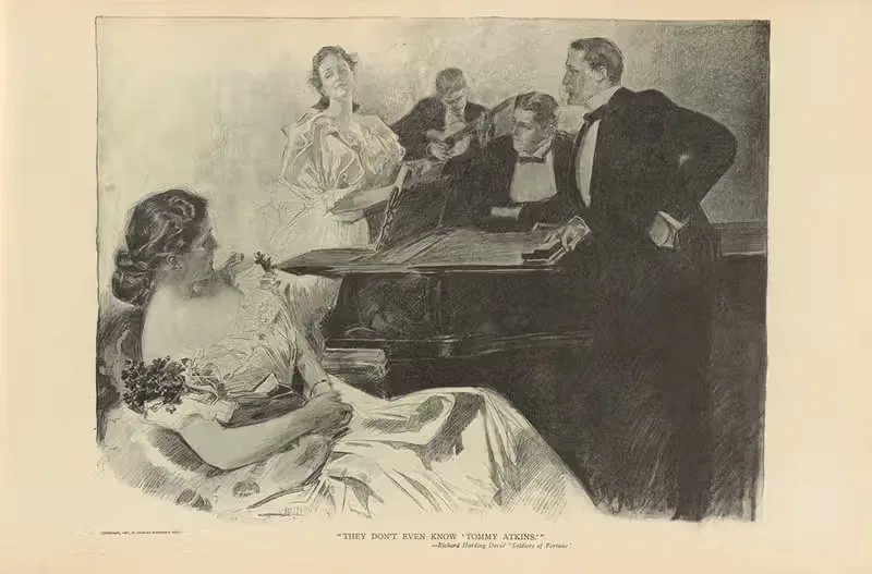 Они даже не знают "Томми Аткинса by Чарльз Дана Гибсон, 1893-1900 — digital art print download