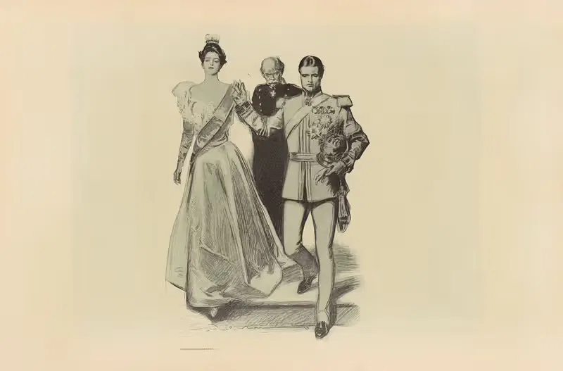 Без названия by Чарльз Дана Гибсон, 1893-1900 — digital art print download