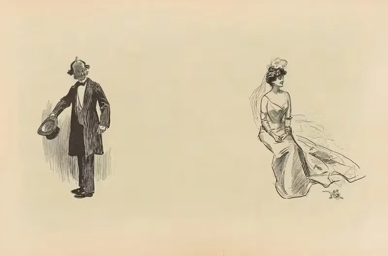 Без названия by Чарльз Дана Гибсон, 1893-1900 — digital art print download