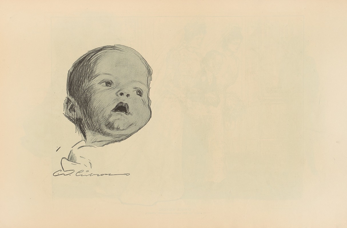 Без названия by Чарльз Дана Гибсон, 1893-1900 — digital art print download