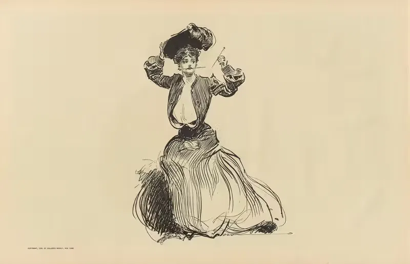 Без названия by Чарльз Дана Гибсон, 1900-1905 — digital art print download