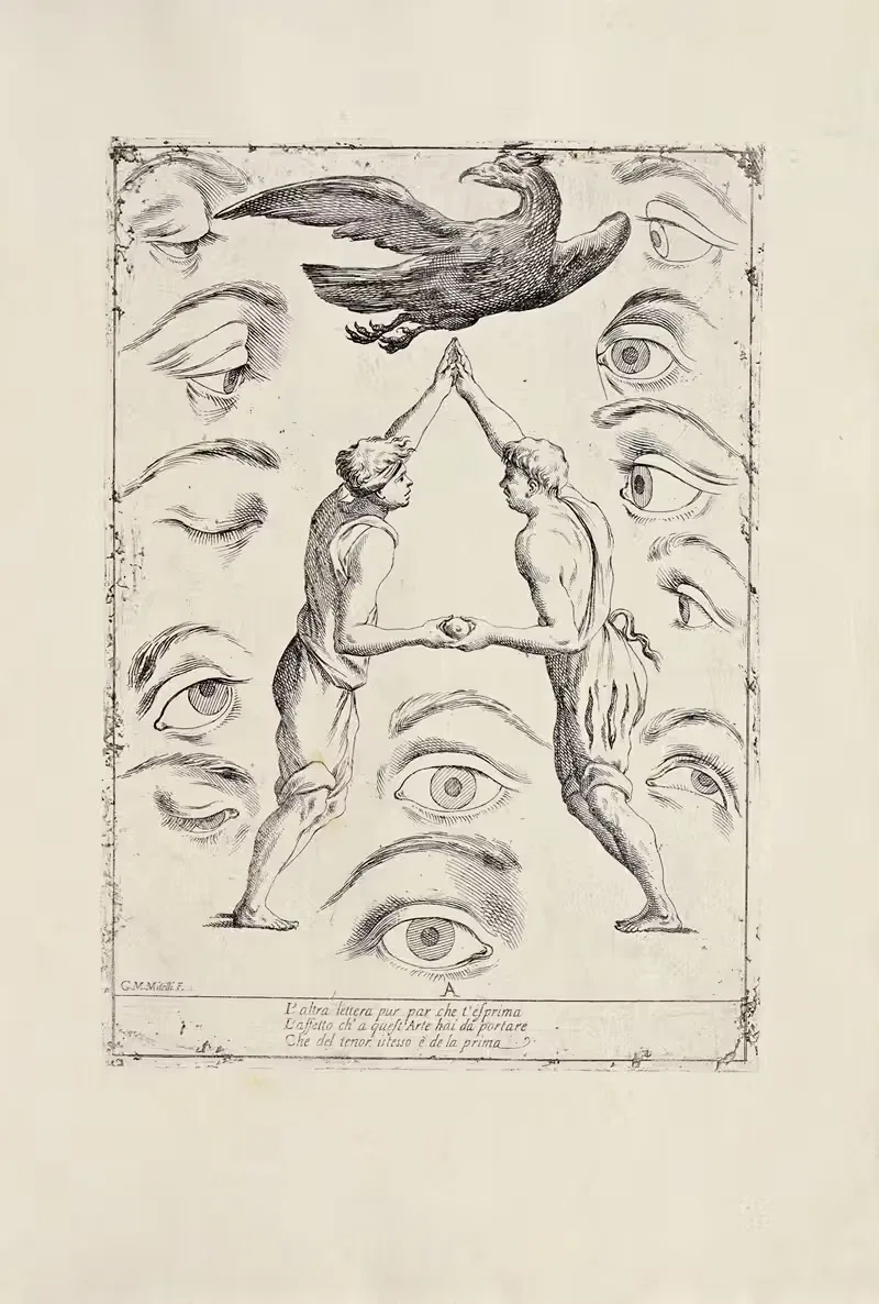 Alfabeto in sogno Pl.02 — Giuseppe Maria Mitelli