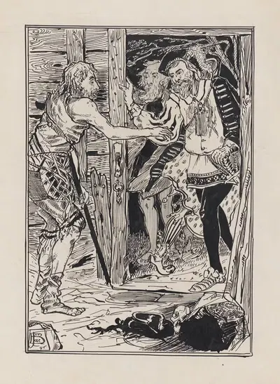 Хижина Эдгарда by Якоб Питер ван ден Бош, 1895 — digital art print download
