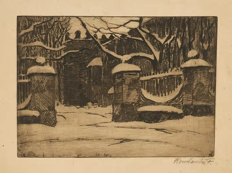 Замок в Стражках by Фрида Константин, 1900–1918 — digital art print download