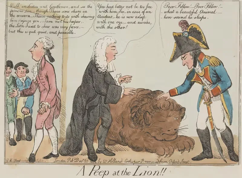 Заглядывая к льву by Джордж Мута́рд Вудвард, 1802 — digital art print download