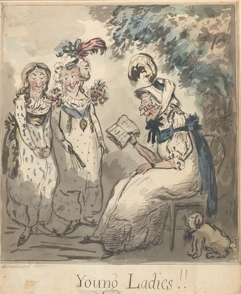 Young Ladies!! by George Moutard Woodward — digital art print download