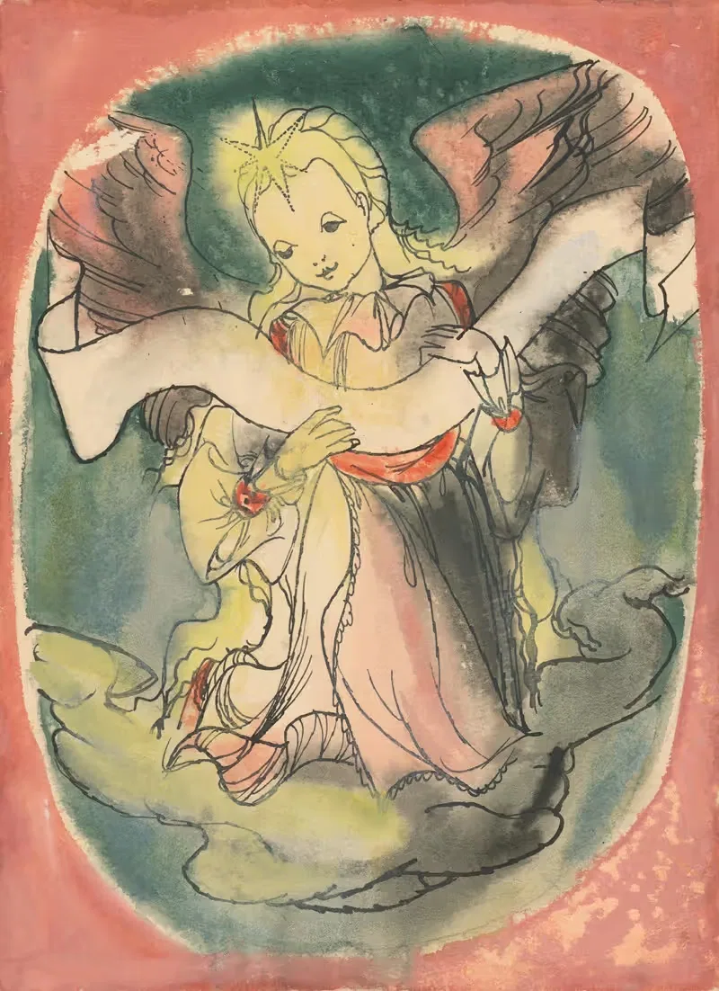 Anjel (Vianočná ilustrácia) — Ján Novák