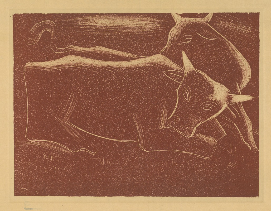 Kravičky by Mikuláš Galanda, 1936 — digital art print download