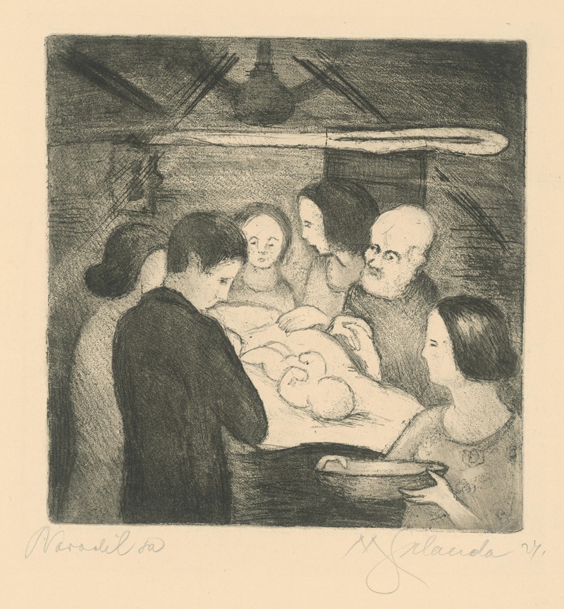 Narodil sa by Mikuláš Galanda, 1924 — digital art print download
