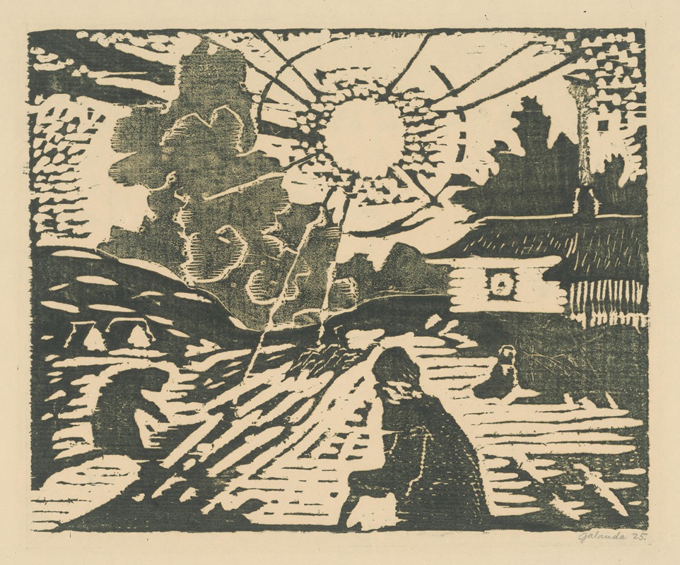 Солнечный путь by Микулаш Галанда, 1925 — digital art print download