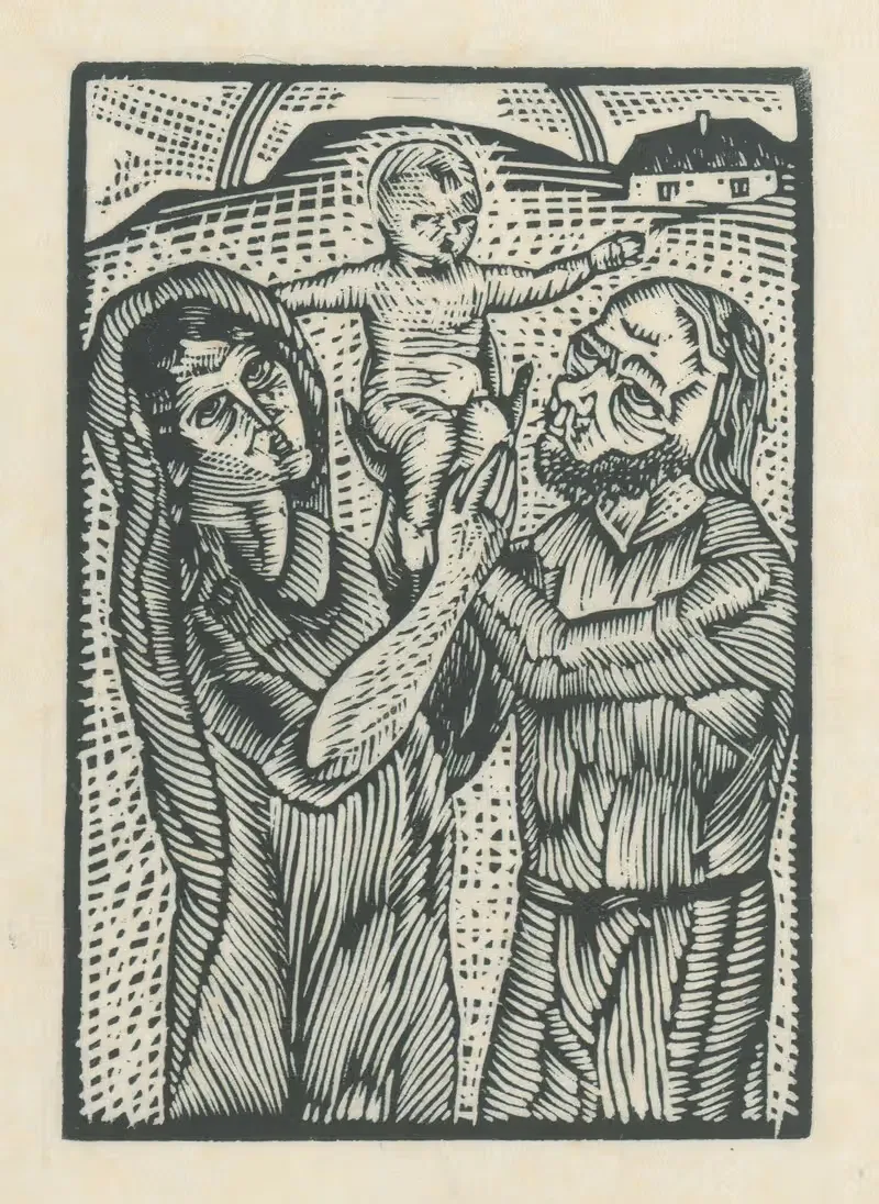 Святая семья by Микулаш Галанда, 1924 — digital art print download