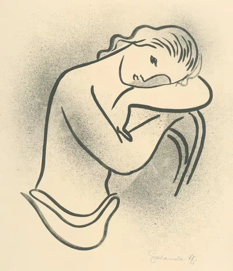 Женский полакт by Микулаш Галанда, 1937 — digital art print download
