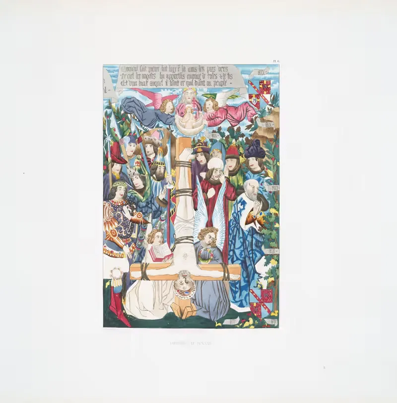 Tapisseries de Beauvais 8 by Achille Jubinal, 1838 — digital art print download