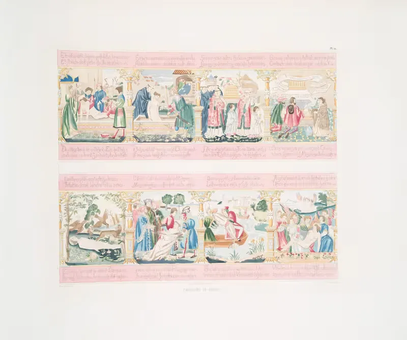 Tapisseries de Berne 12 by Achille Jubinal, 1838 — digital art print download