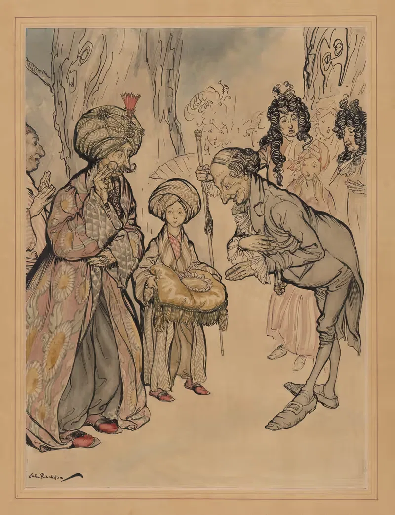 Питер Пэн. 'Мой лорд герцог …' by Артур Рэкхэм, 1906-1921 — digital art print download