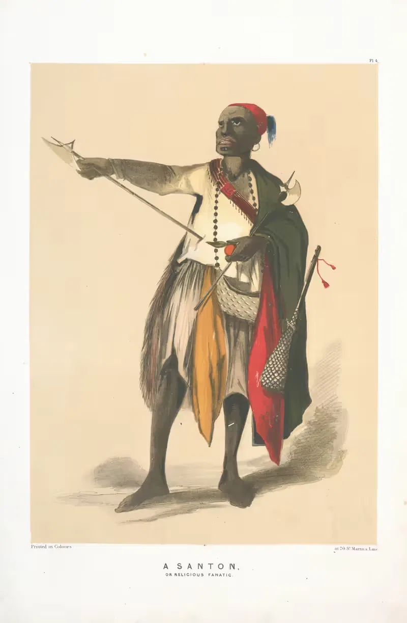 Санто или религиозный фанатик by Форбс МакБин, 1854 — digital art print download