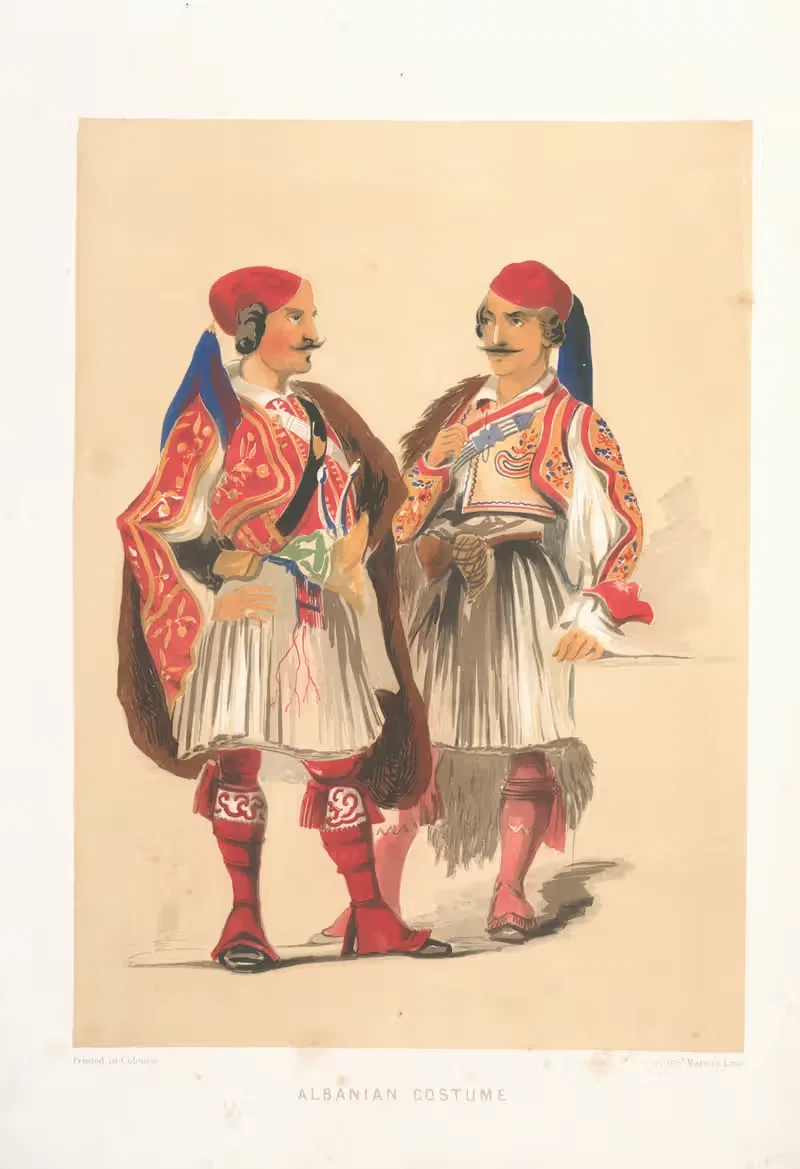Албанский костюм by Форбс МакБин, 1854 — digital art print download