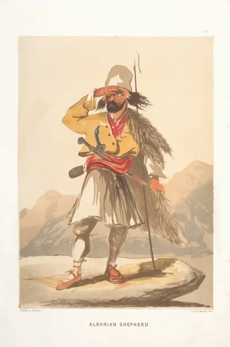Albanian Shepherd by Forbes MacBean, 1854 — digital art print download