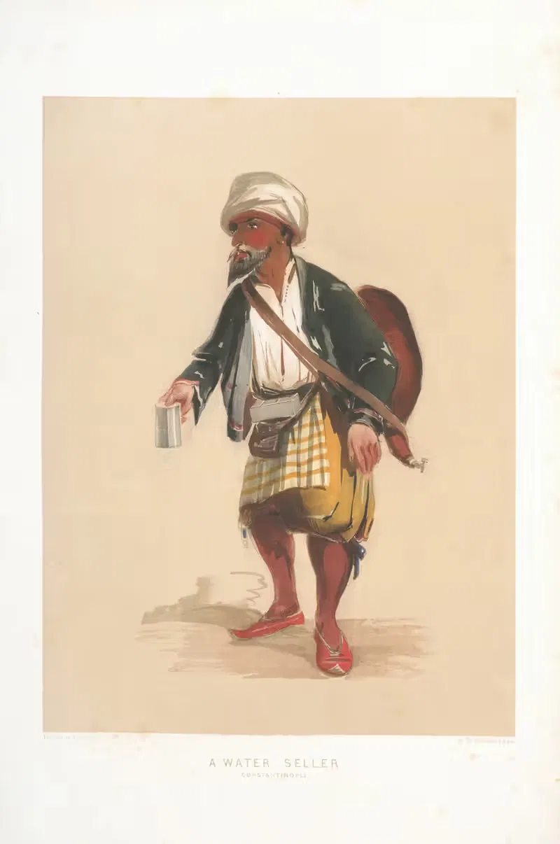 Продавец воды by Форбс МакБин, 1854 — digital art print download