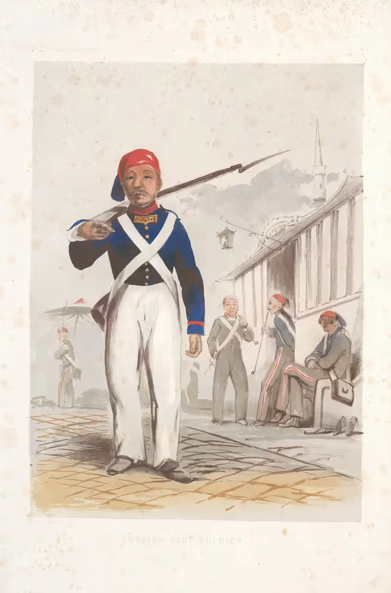 Турецкий пехотинец by Форбс МакБин, 1854 — digital art print download