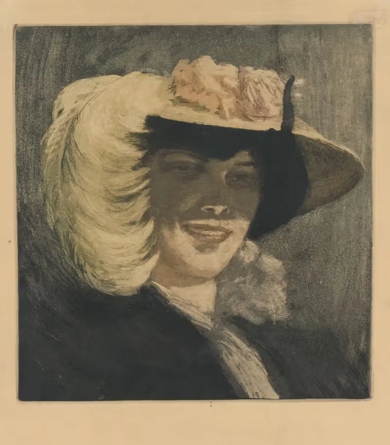 В тени лампы by Тавик Франтишек Симон, 1910–1920 — digital art print download