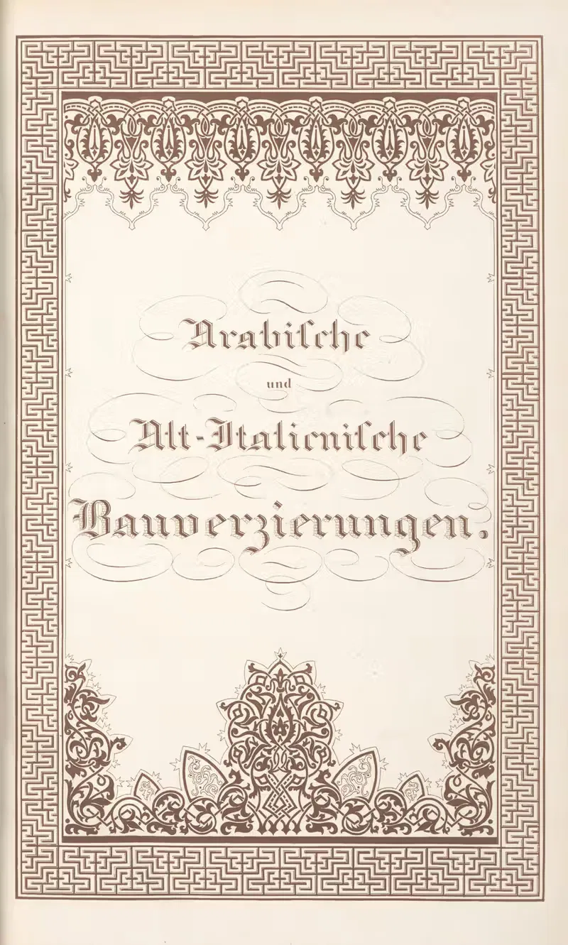 Title page — Friedrich Maximilian Hessemer
