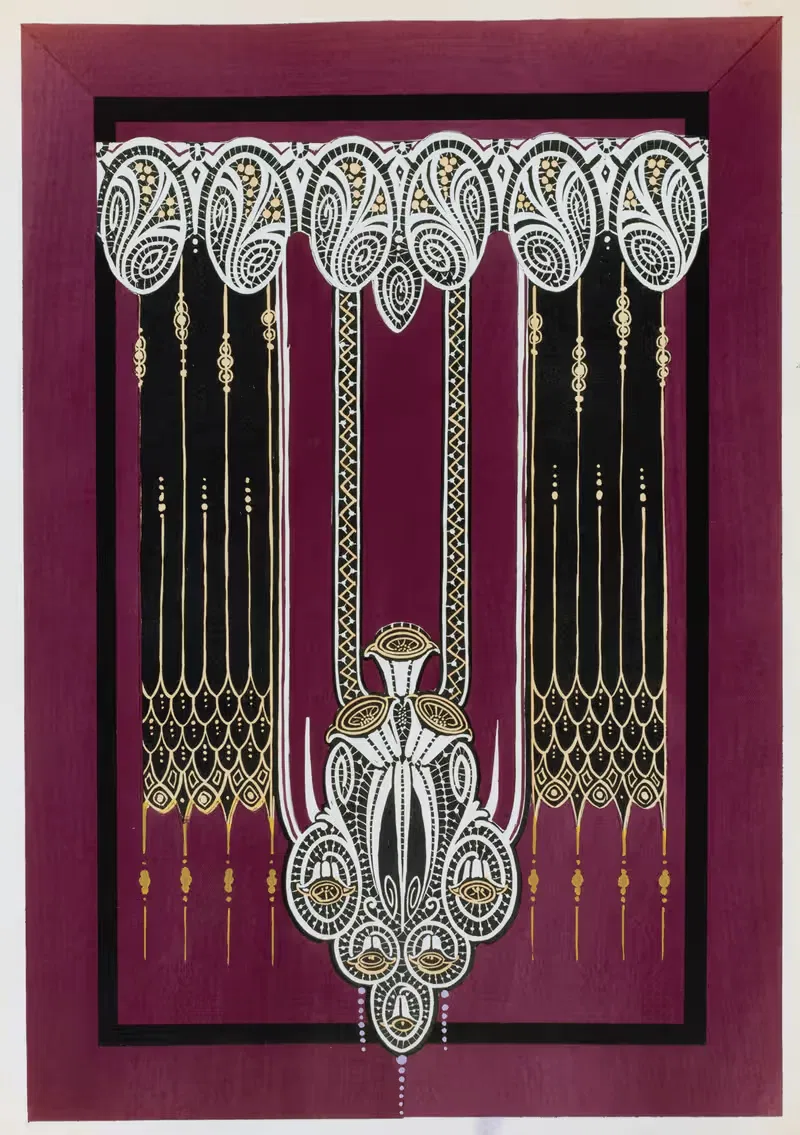 Современное оформление в текстиле Пл. 18 by Гастон Шарле, 1925 — digital art print download