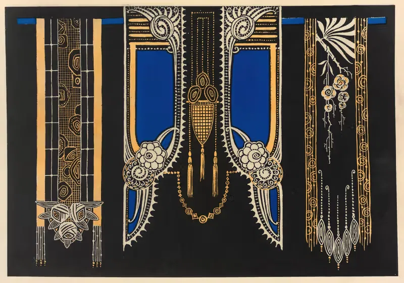 Современное оформление в текстиле Pl. 19 by Гастон Шарле, 1925 — digital art print download