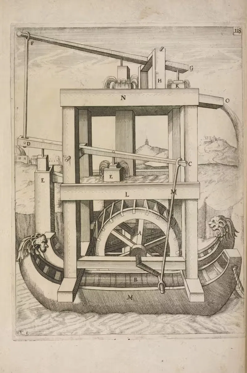 Рис. CXIIX. Антлия квадруплекс, на кораблях. by Георг Андреас Бёклер, 1662 — digital art print download