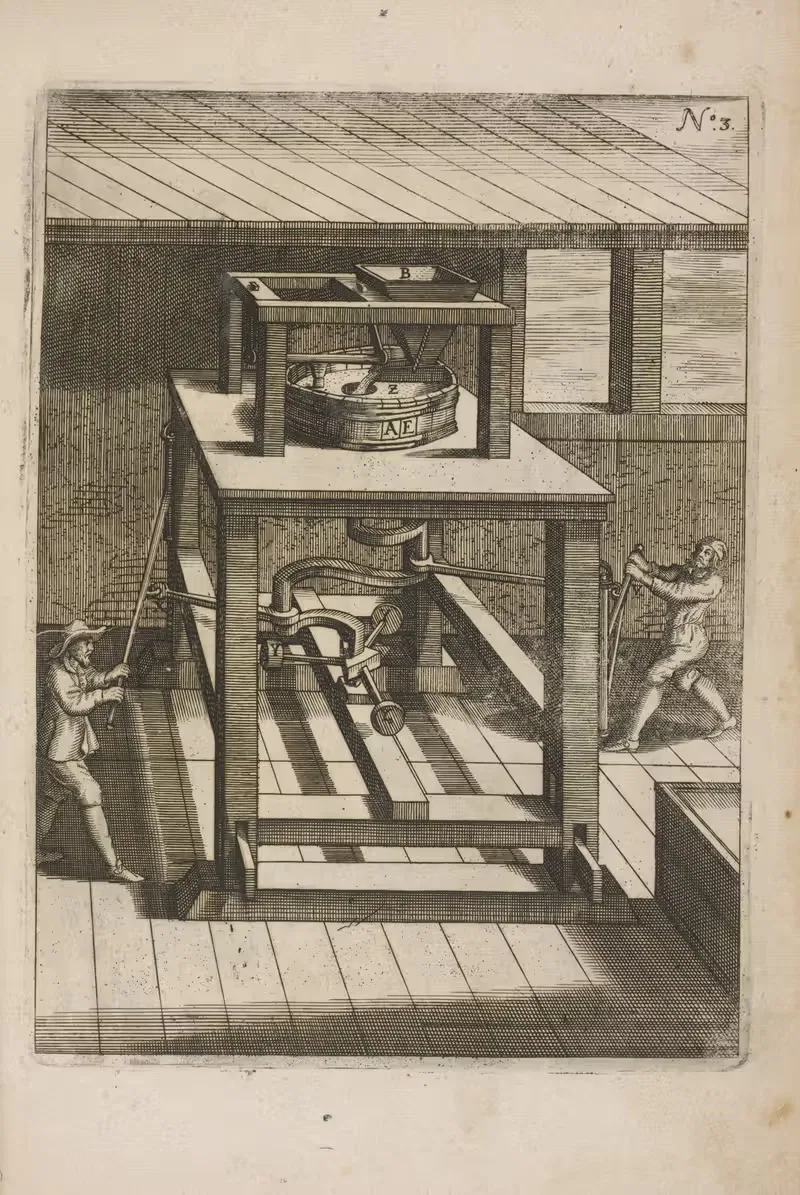 Fig. III. Chiromylos by Georg Andreas Böckler, 1662 — digital art print download