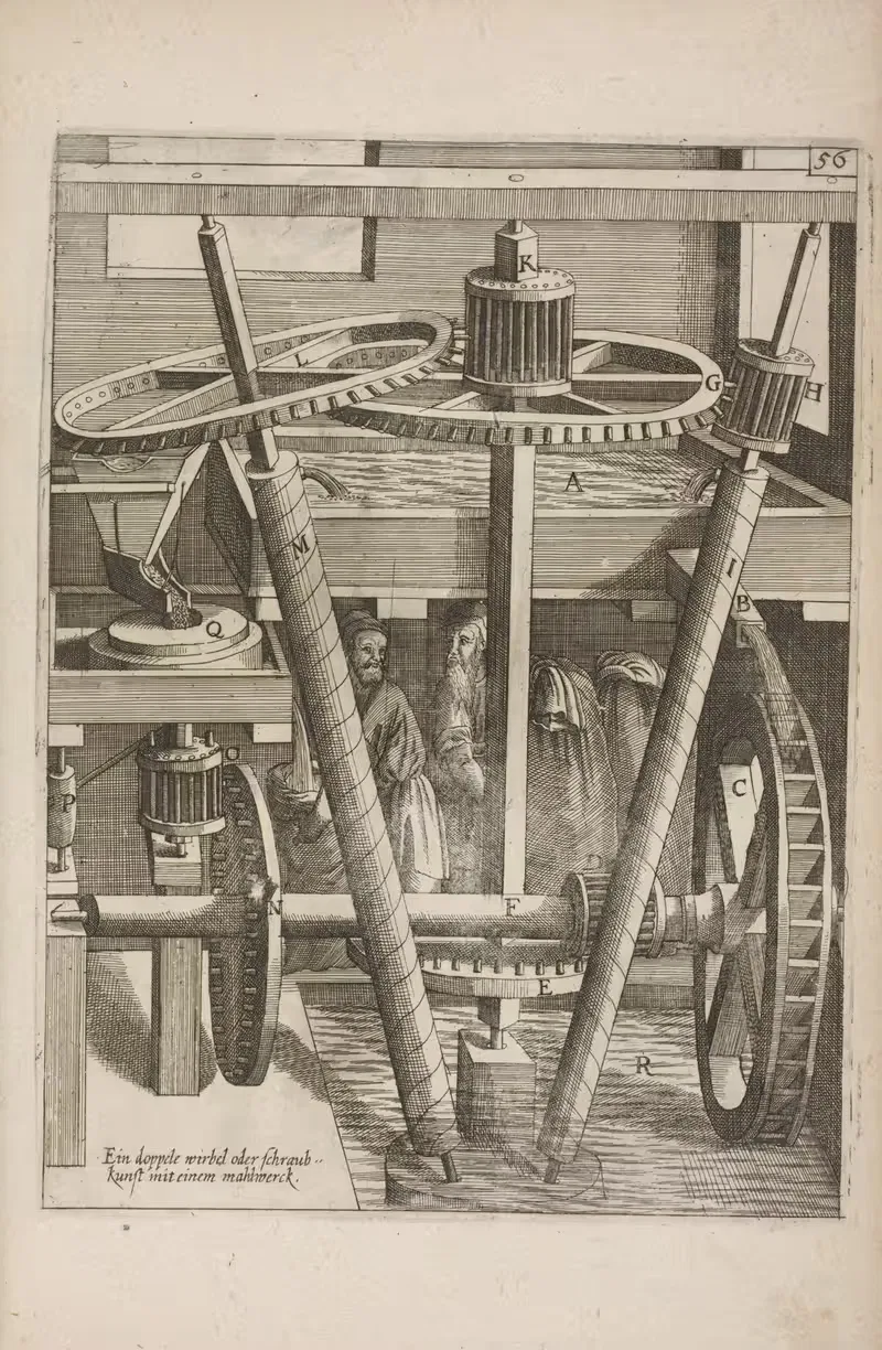 Fig. LVI. Sitimylos, cum cochleâ. — Georg Andreas Böckler