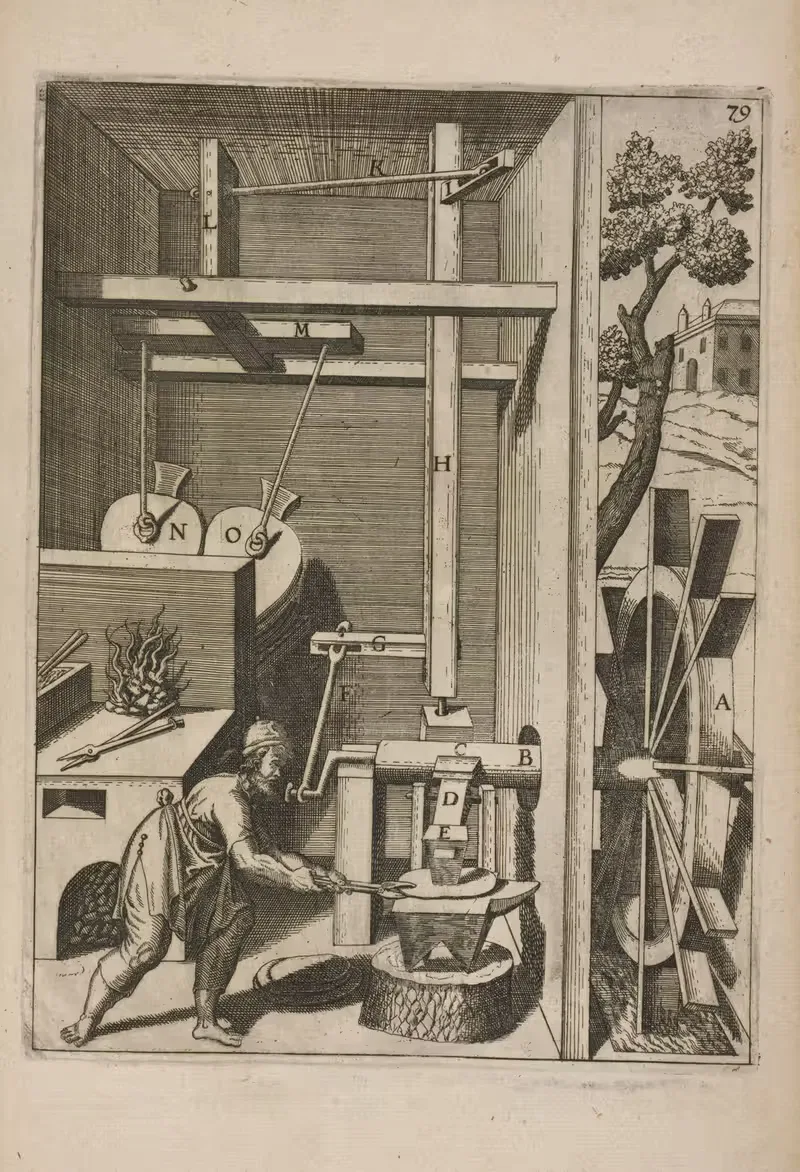 Рис. LXXIX. Сфиромилос, Пневматикус. by Георг Андреас Бёклер, 1662 — digital art print download