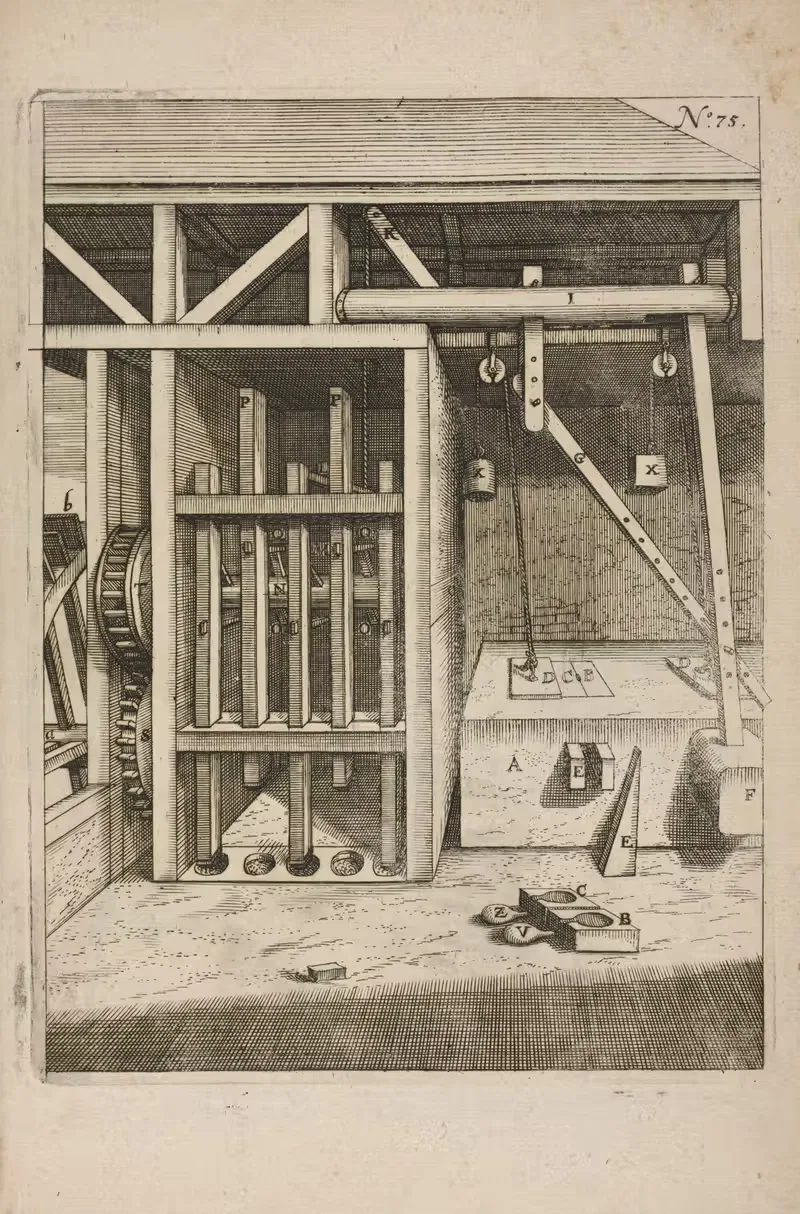 Fig. LXXV. Elæomylos, sive olearia. — Georg Andreas Böckler