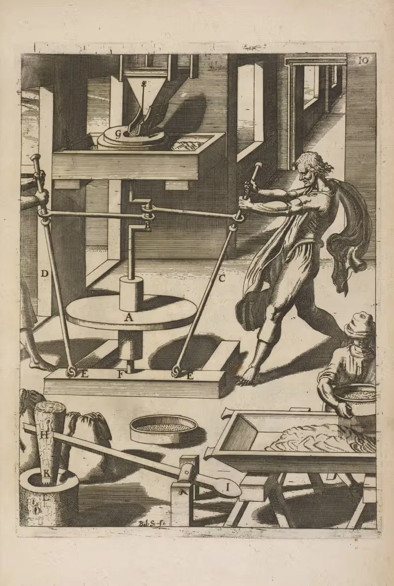 Фиг. X. Хиромилос, фрументариус. by Георг Андреас Бёклер, 1662 — digital art print download