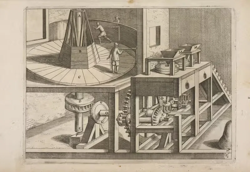 Fig. XVII. Pateomylos. by Georg Andreas Böckler, 1662 — digital art print download