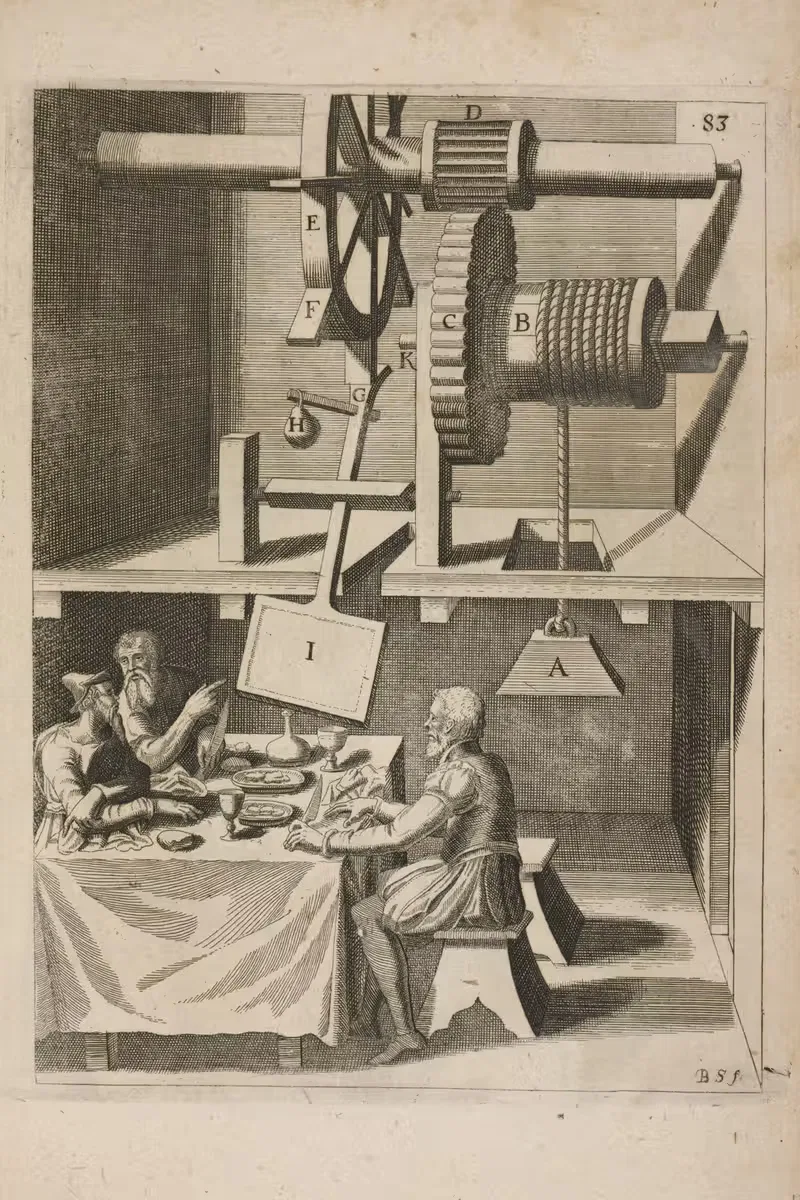 Fig. XXCIII. Ventilabrum. by Georg Andreas Böckler, 1662 — digital art print download